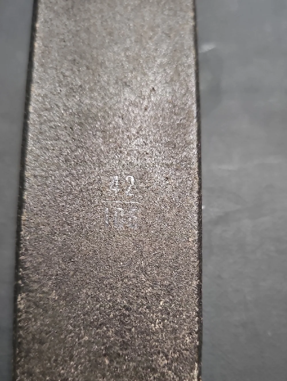 L.L. Bean Cowhide Black Leather Belt - Made in England Size 42